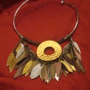Metal Leaves Necklace