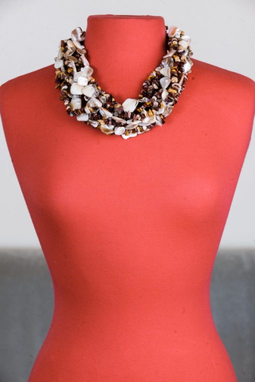 Multi Pearlie Beaded Necklace